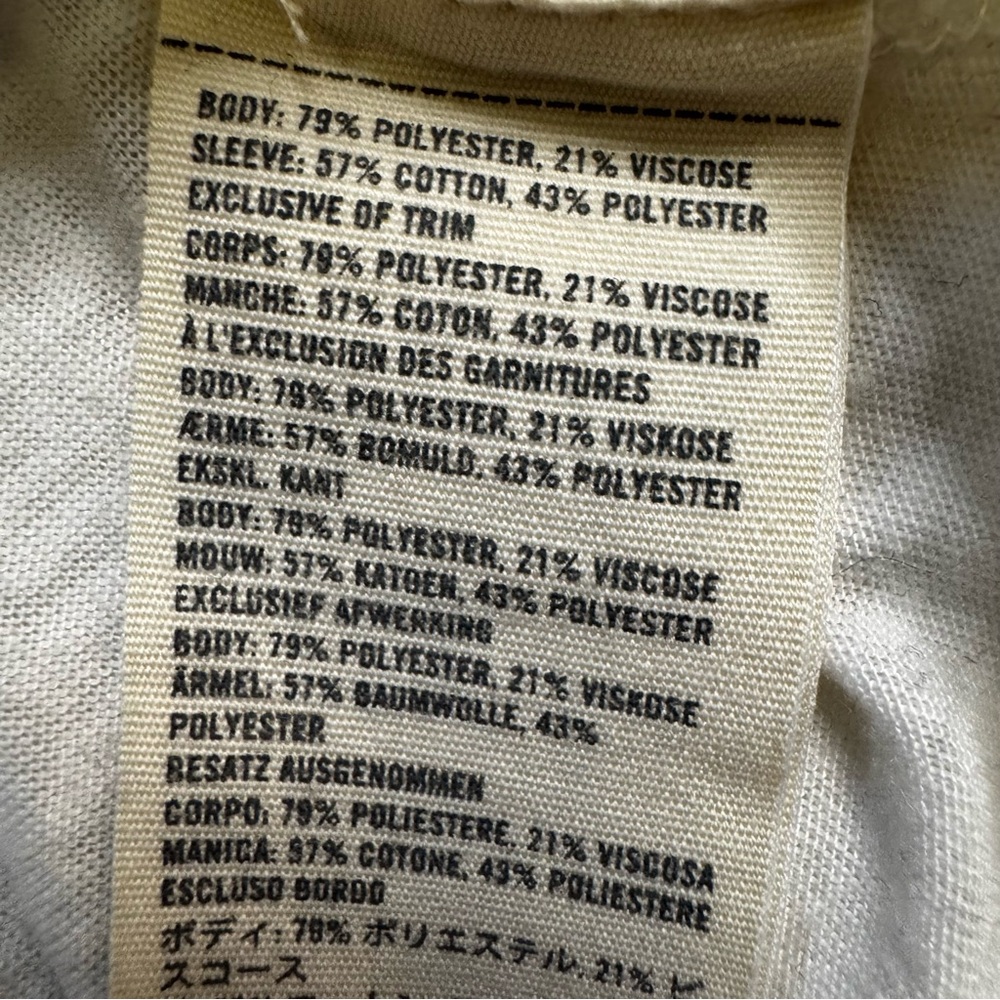 Abercrombie & Fitch Medium Green White Raglan Long Sleeve Shirt Tee Vintage NWOT - Picture 11 of 11